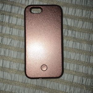 selfie rose gold iphone 6/6s case